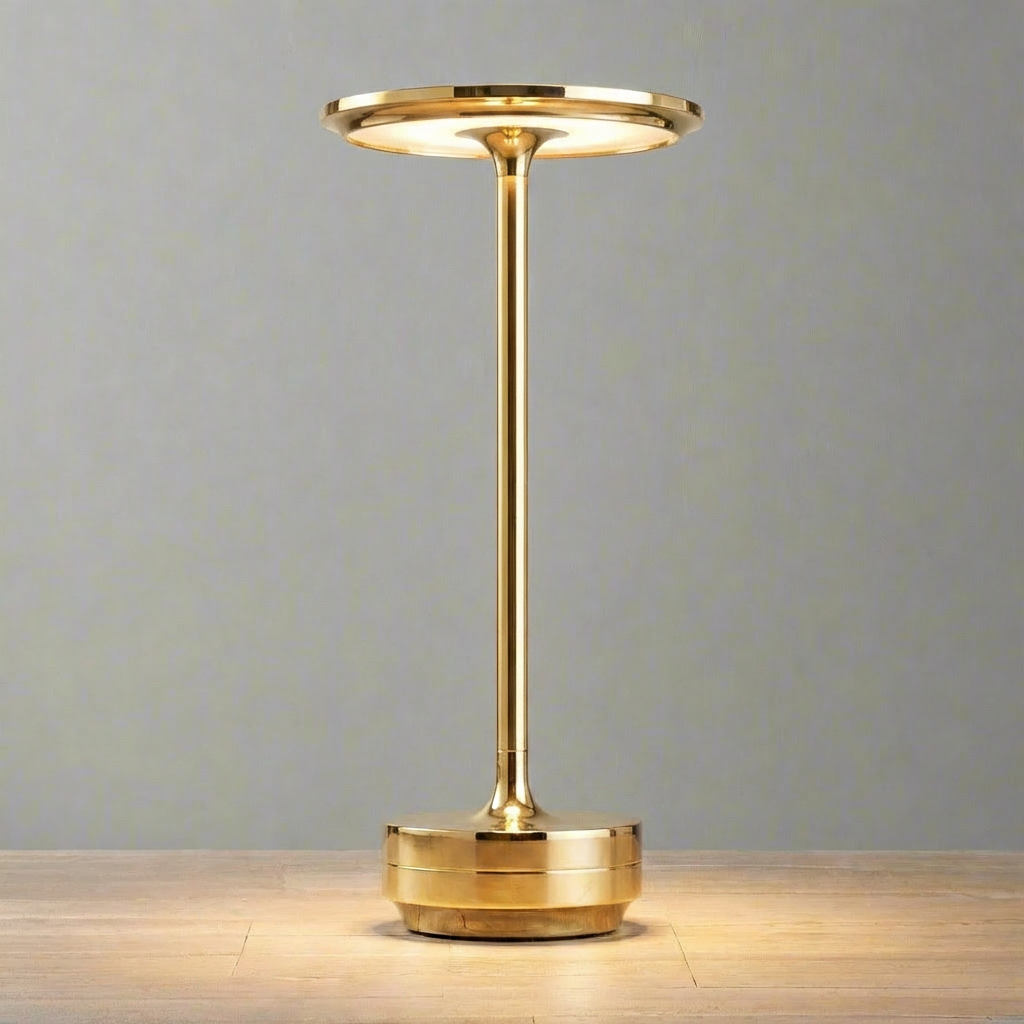 Enkel Oppladbar Trådløs Bordlampe