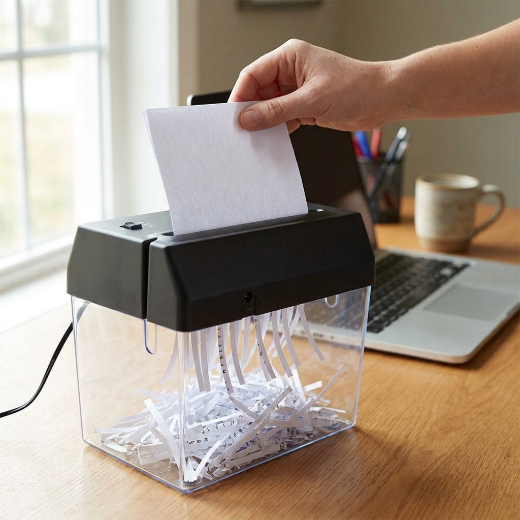 Mini Skrivebord Papirkutter – Kompakt, Stille og Effektiv