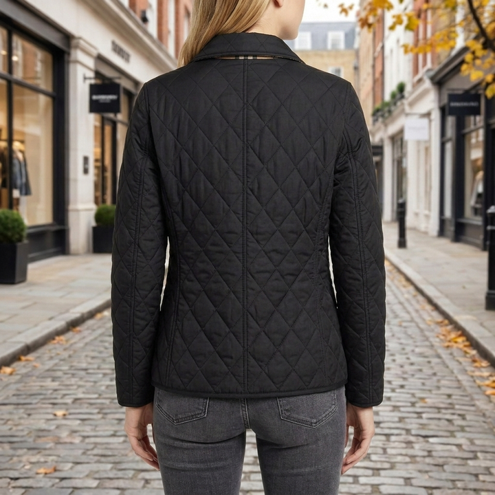 Kvinners quilted jakke