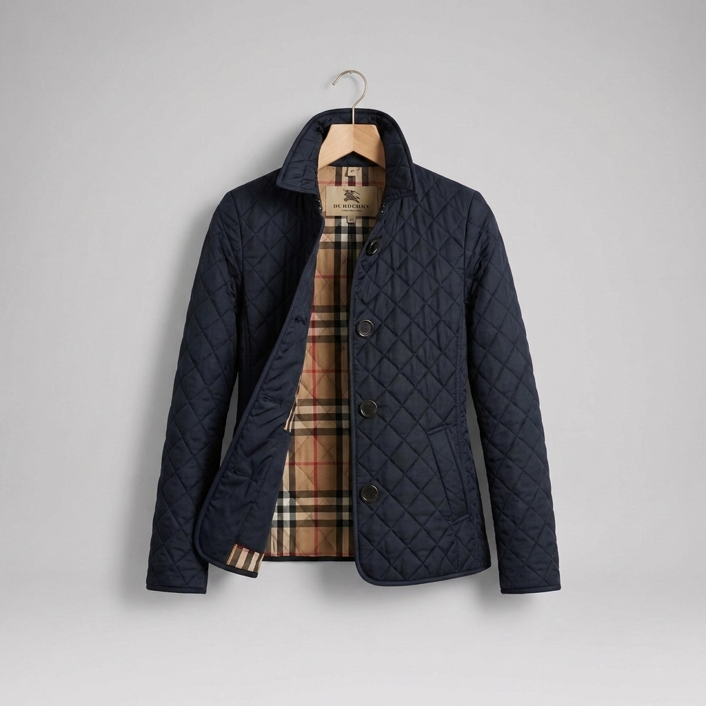 Kvinners quilted jakke