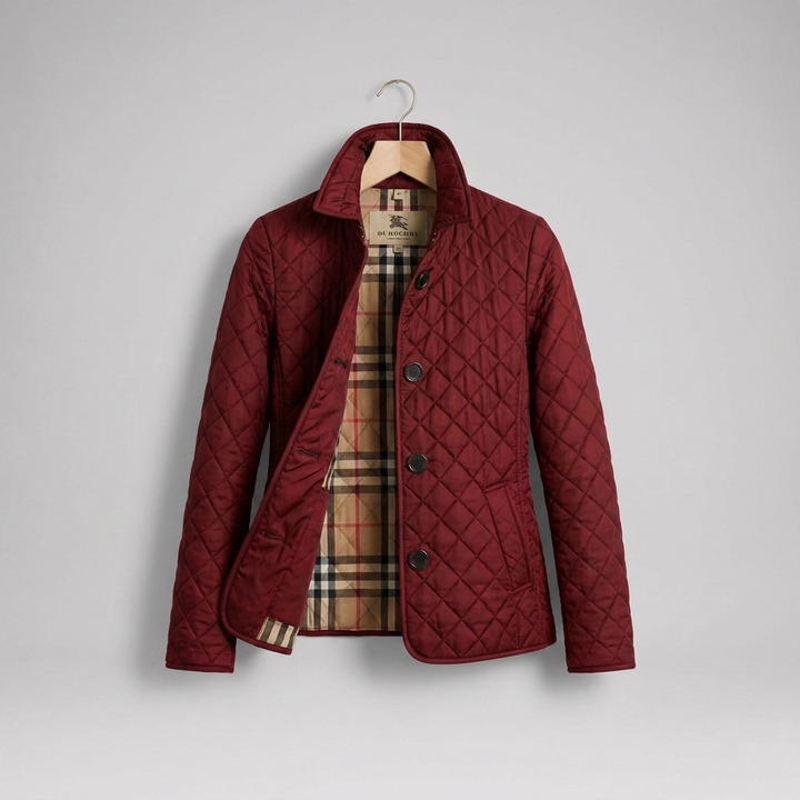 Kvinners quilted jakke