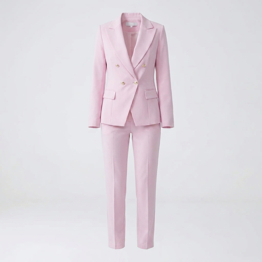 To-delt Blazer Og Bukse Sett