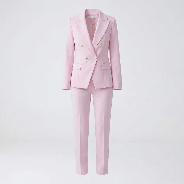 To-delt Blazer Og Bukse Sett