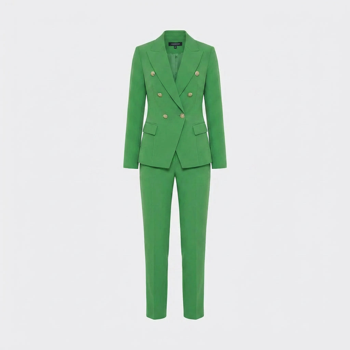 To-delt Blazer Og Bukse Sett