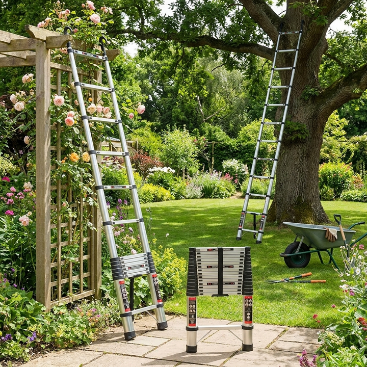 5M/16.4ft Teleskopstige – Lettvekt, Bærbar & Uttrekkbar