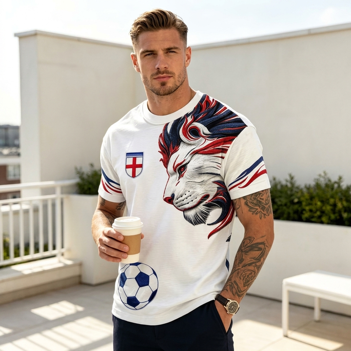 Menns Casual Sommer T-skjorte - WC 2026