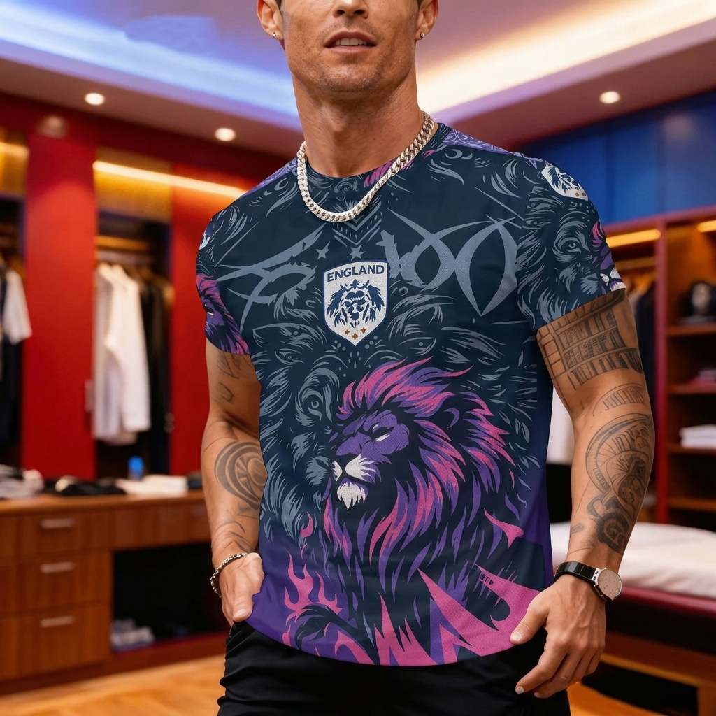 Menns England Lion Fotball Skjorte