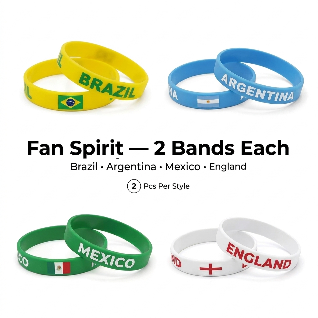 Fotball Fan Armband Sett