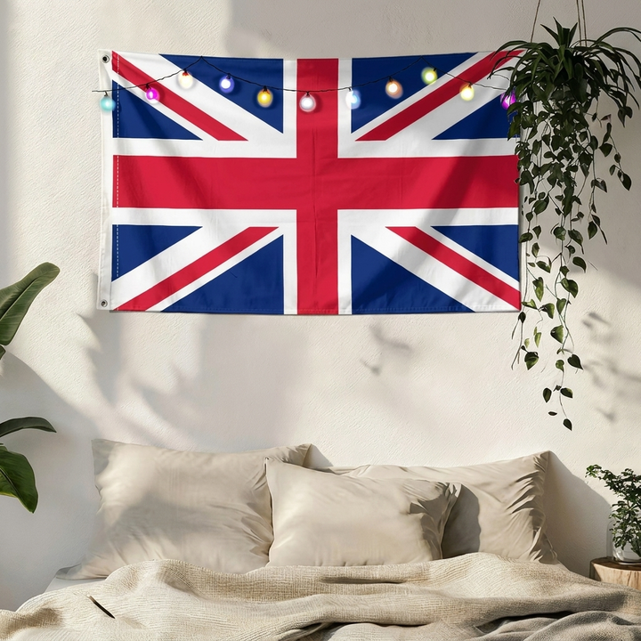 UK Flagg Supporter Hengende Banner