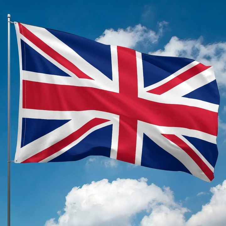 UK Flagg Supporter Hengende Banner
