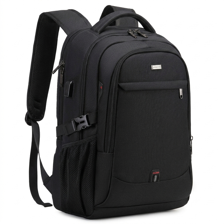 Vannavstøtende laptop og reiserucksack
