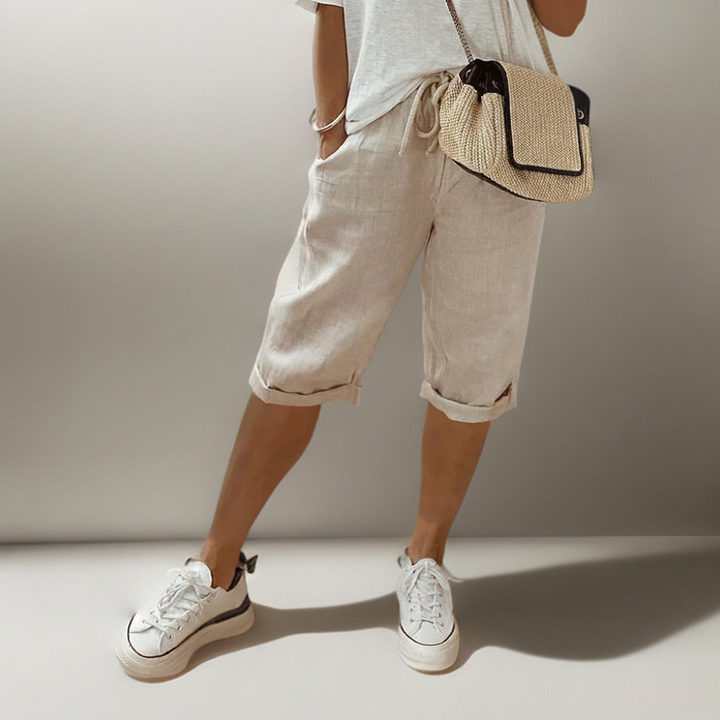 Løse shorts med snøring