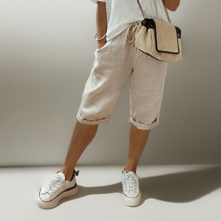 Løse shorts med snøring