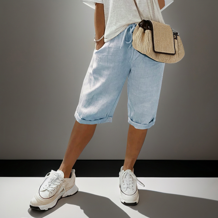 Løse shorts med snøring