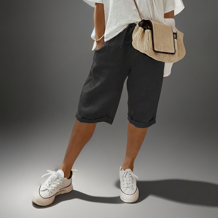 Løse shorts med snøring