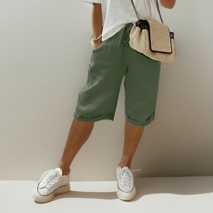 Løse shorts med snøring