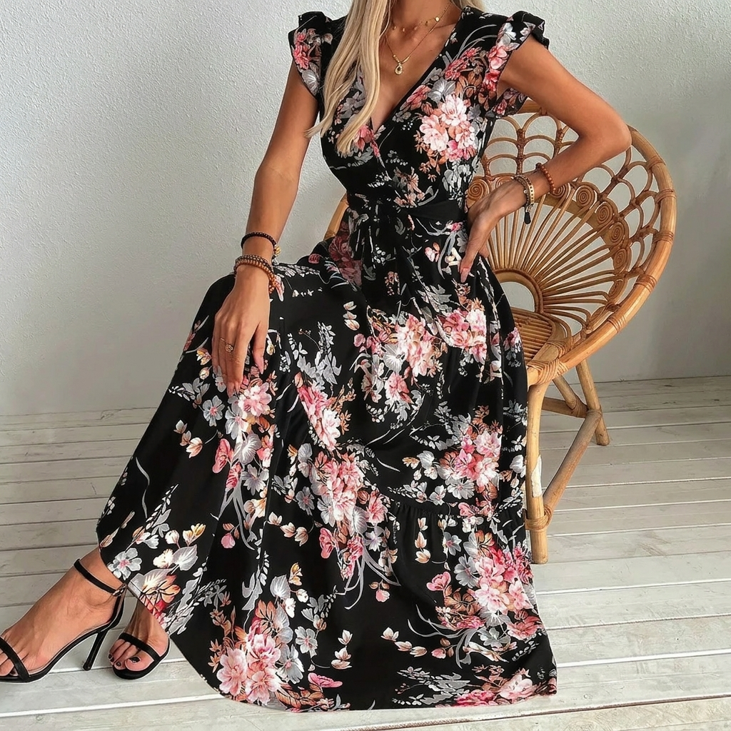 Elegant Kvinners Mote Kjole
