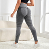 Høy Liv Hofteløftende Sømløse Stretch Leggings