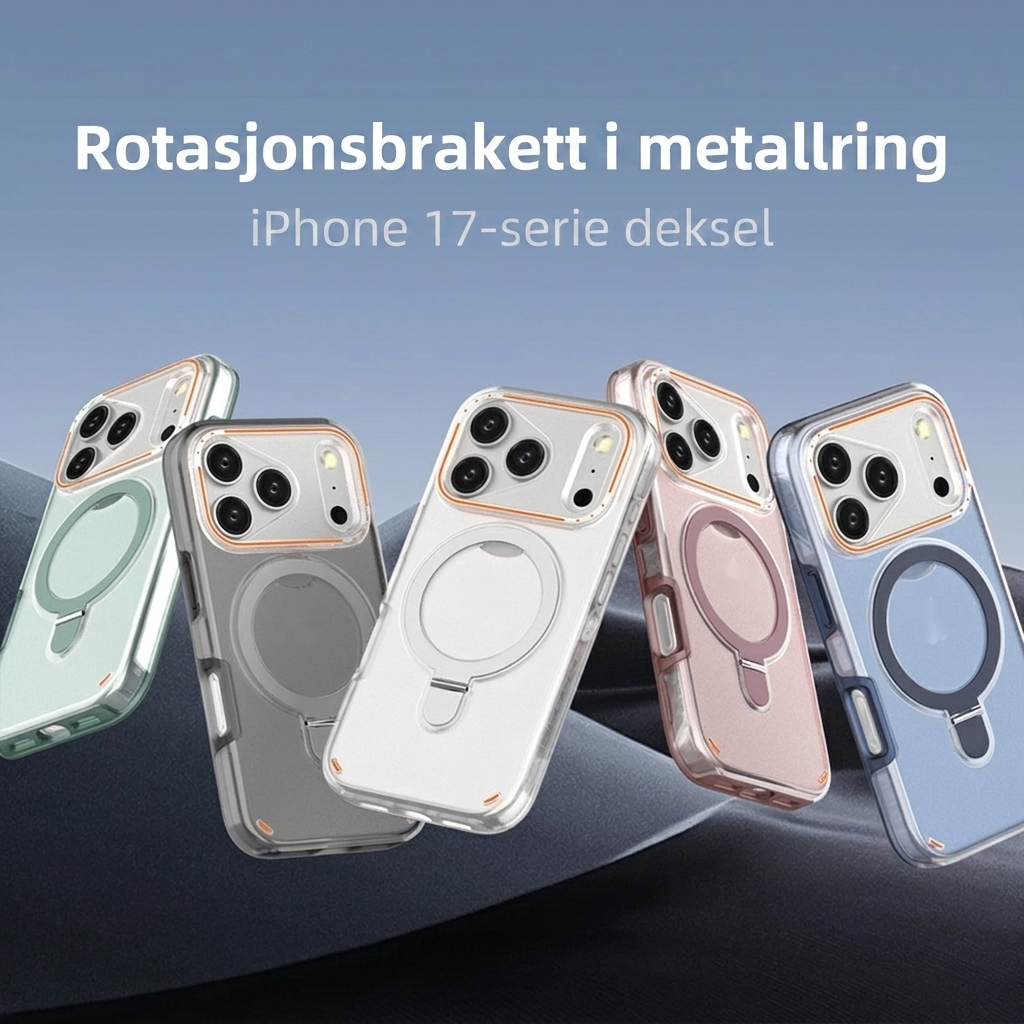 Magnetisk Kickstand Telefon Deksel