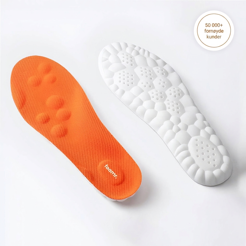 Innersåler for plantar fasciitt