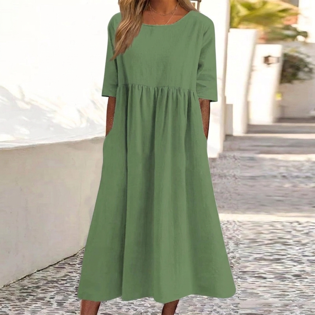 Kvinners elegante casual kjole