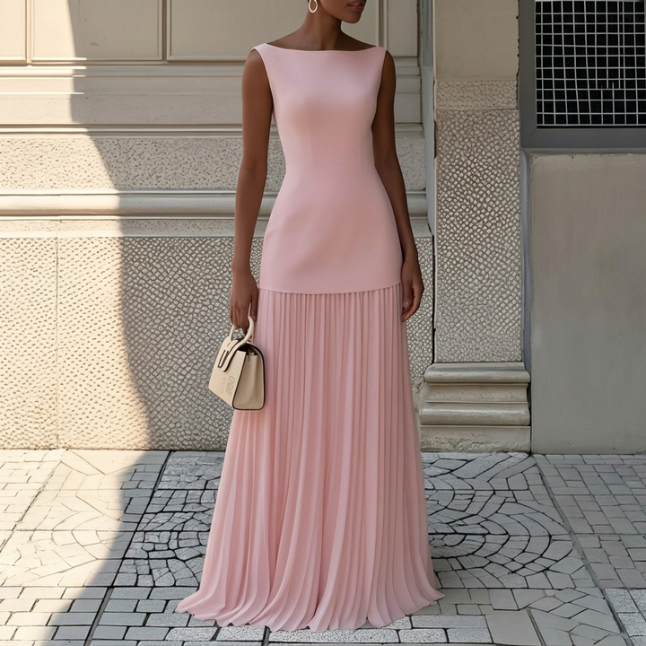 Elegant Kvinners Ermeløs Vest Kjole