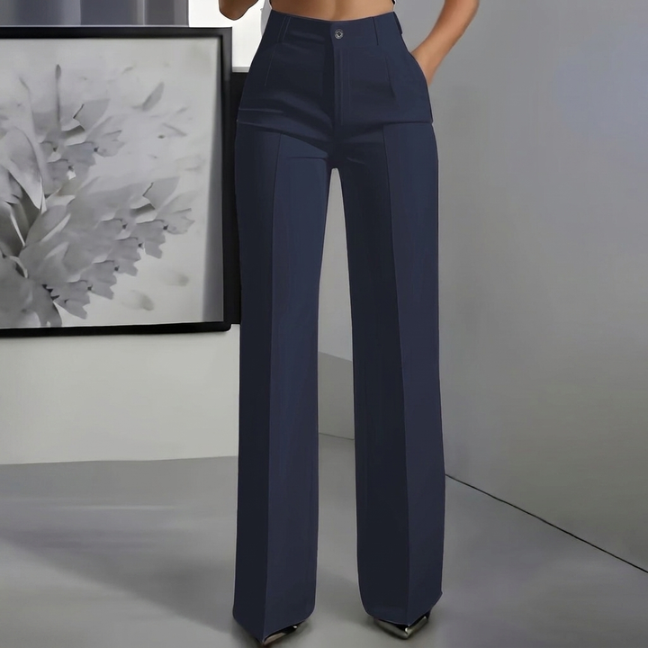 Elegante og Minimalistiske Bukser til Dame