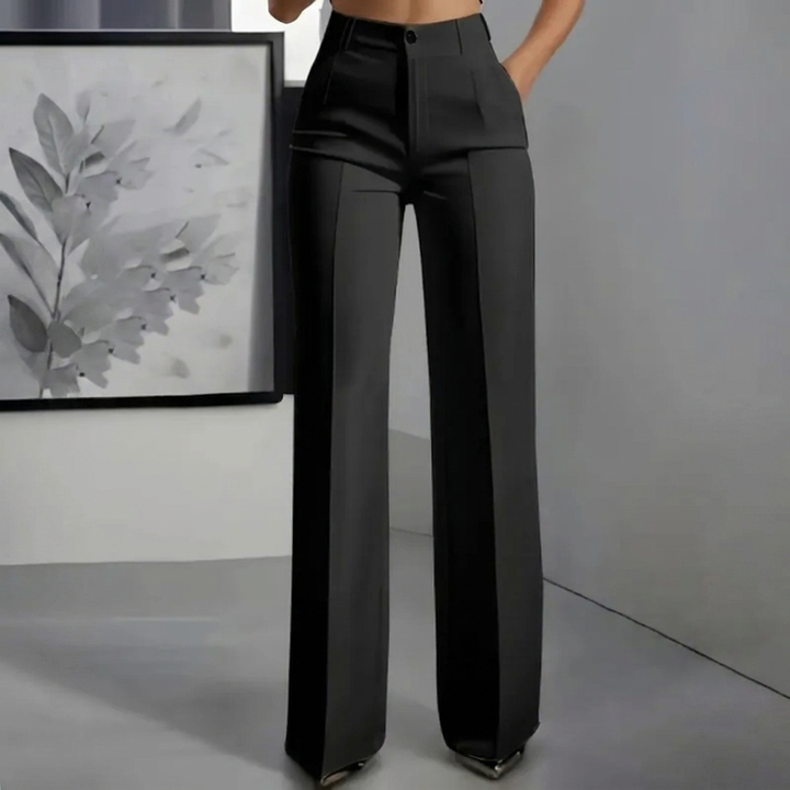 Elegante og Minimalistiske Bukser til Dame