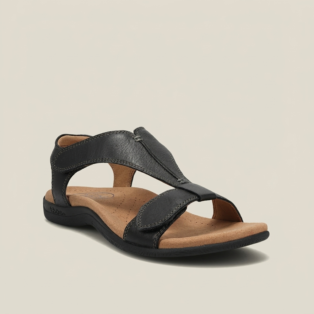 Kvinnens Plattform Wedge Stropp Sandaler