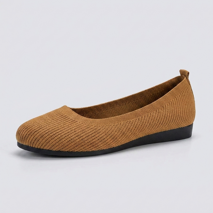 Flate Slip-on-Sko til Dame med Rund Tå