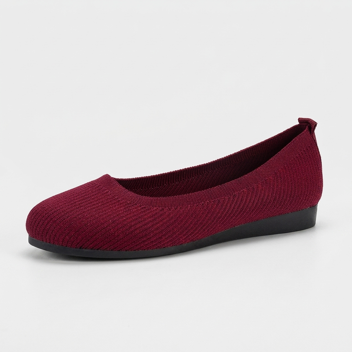 Flate Slip-on-Sko til Dame med Rund Tå