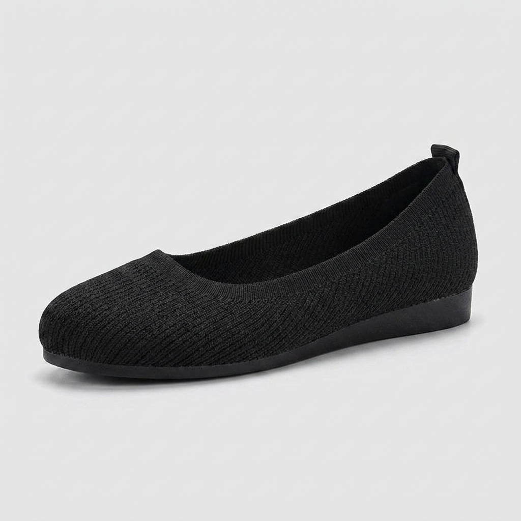 Flate Slip-on-Sko til Dame med Rund Tå