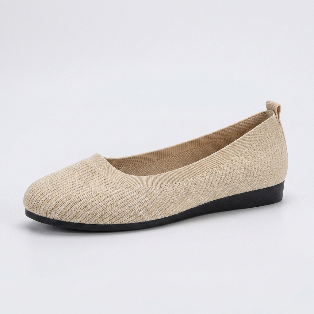 Flate Slip-on-Sko til Dame med Rund Tå