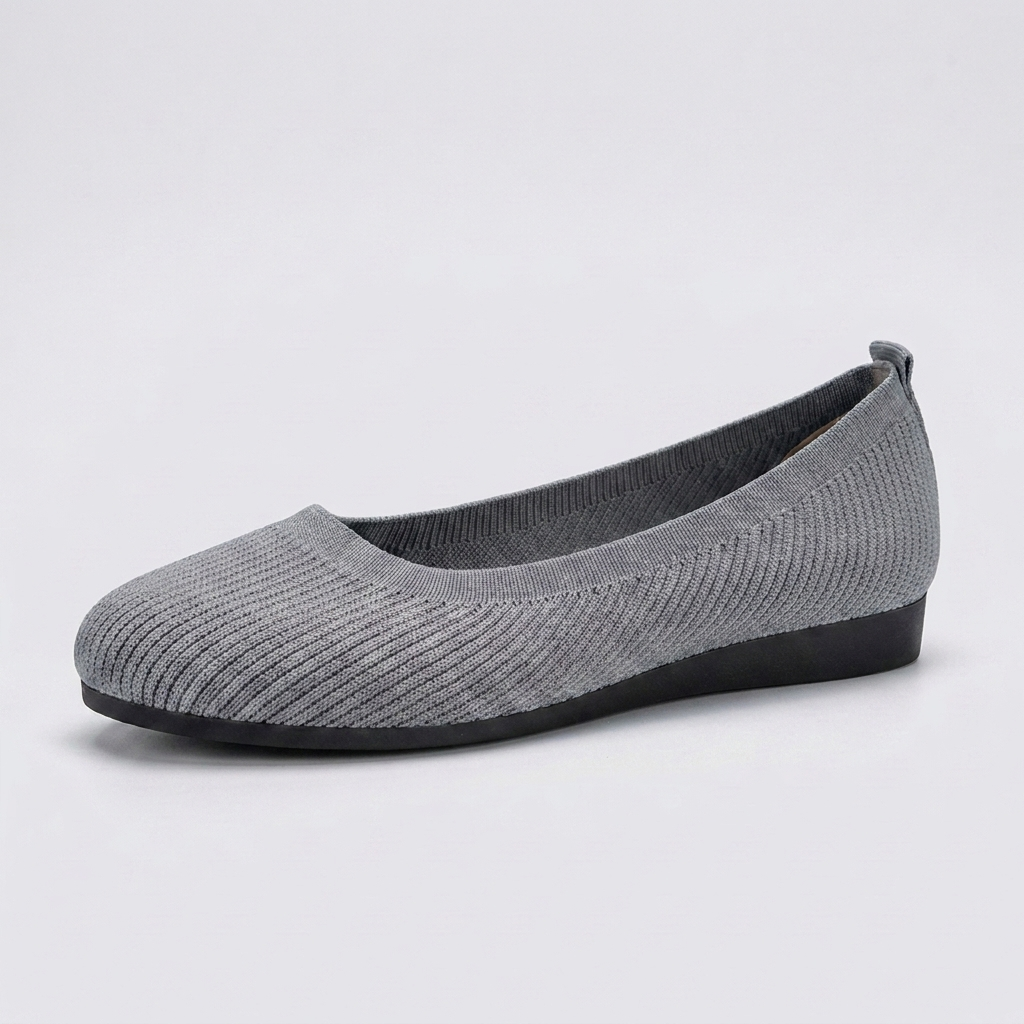Flate Slip-on-Sko til Dame med Rund Tå