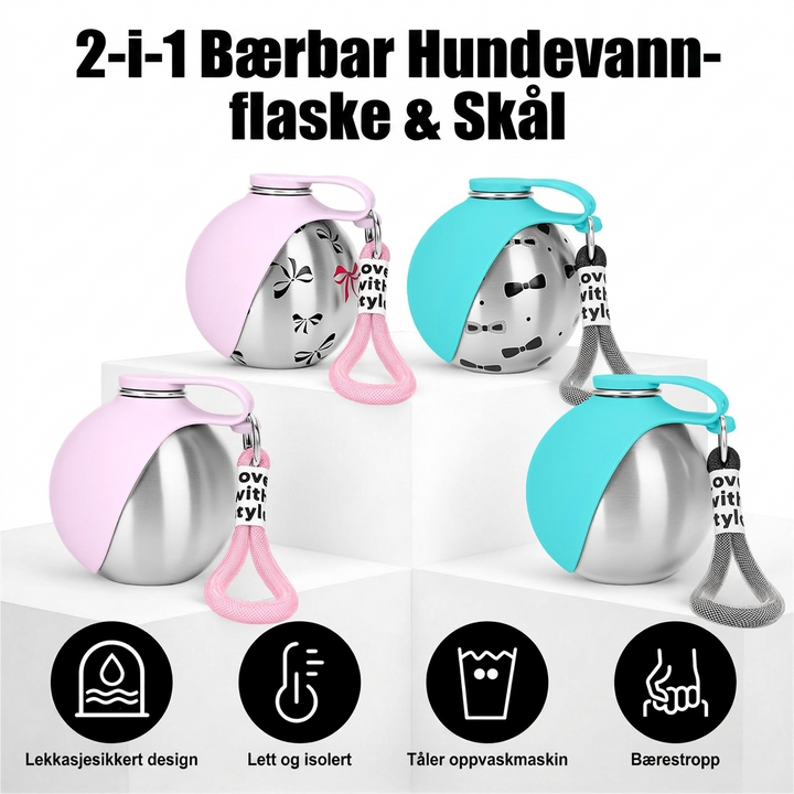 Bærbar Vannflaske til Hund