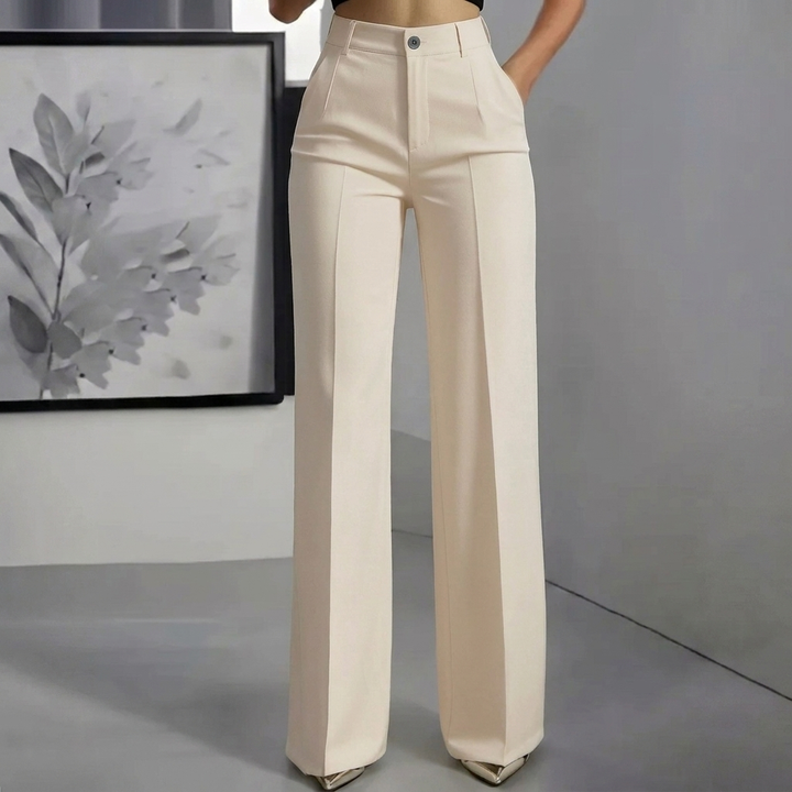 Elegante og Minimalistiske Bukser til Dame
