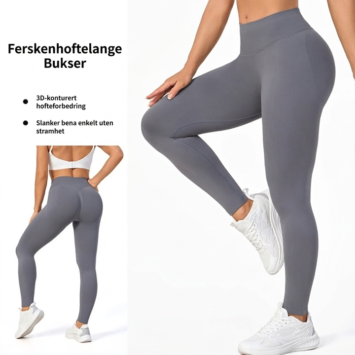Yogabukser med høyt liv til dame