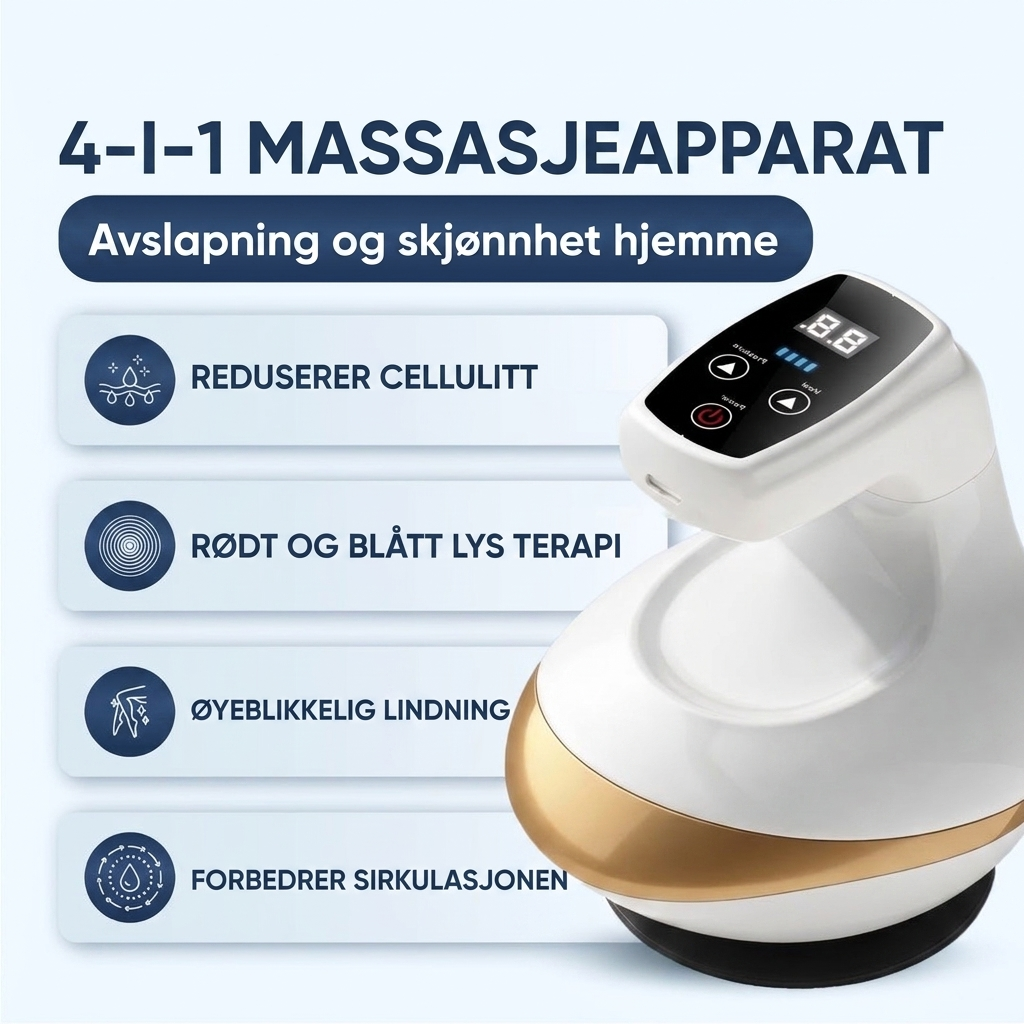 Alt-i-ett-børste for meridianer og fascier til hjemmebruk