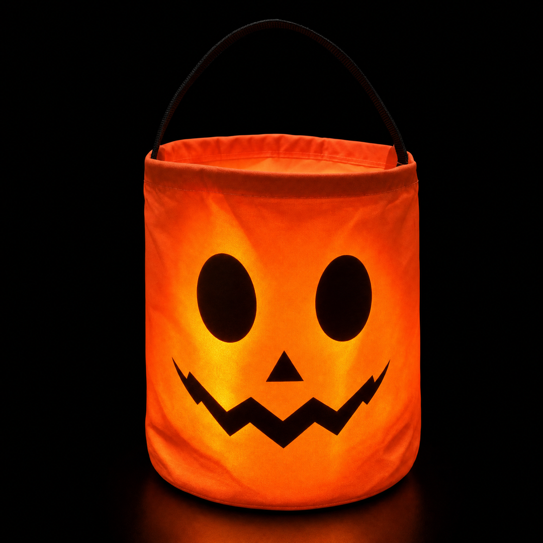 3D Halloween-gresskar trick-or-treat-veske