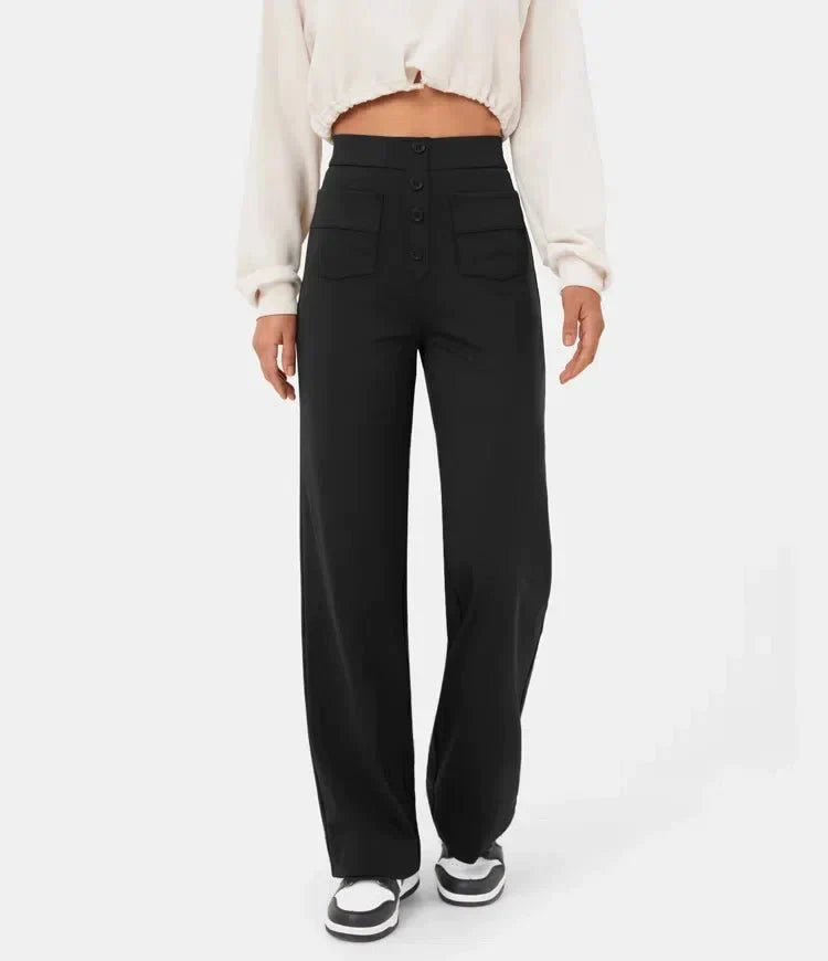 High-Life Pants with Straight Legs for Maximum Comfort and Style
