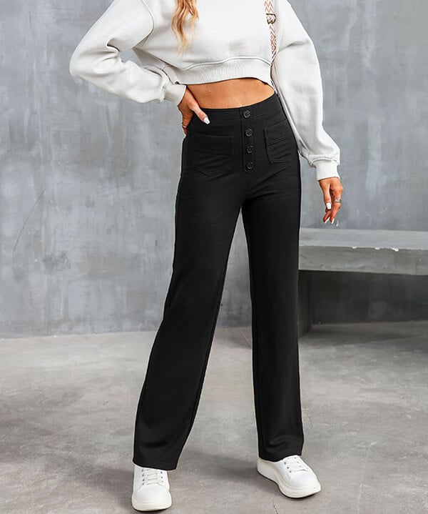 High-Life Pants with Straight Legs for Maximum Comfort and Style
