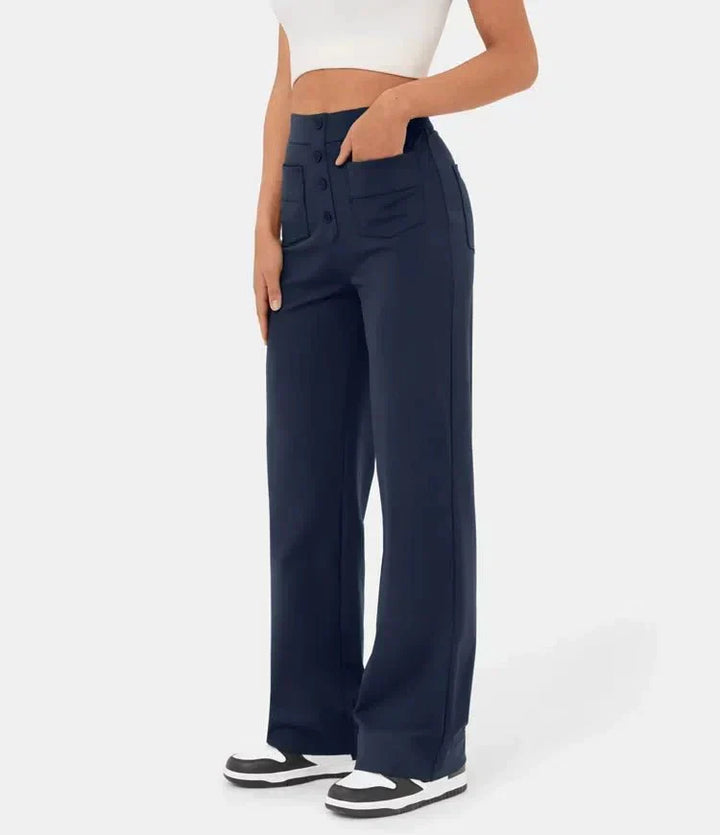High-Life Pants with Straight Legs for Maximum Comfort and Style