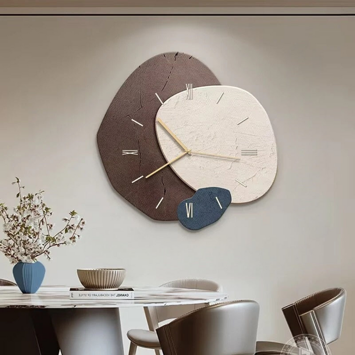 Veggur i tre med LED-lampe, 40 cm
