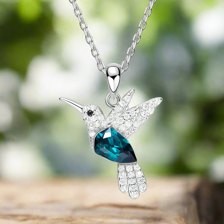 Kolibri Sparkle-halskjede med zirkonia
