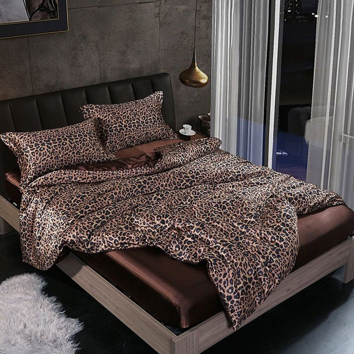 Luksuriøst sengetøysett i silke/sateng (4 deler) - SilkSleep