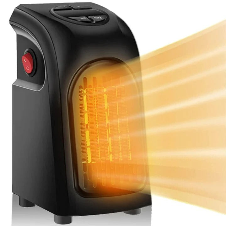 Stikkontaktvarmer med timer og termostat