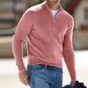 Herre fine ull Zipper Basic Genser