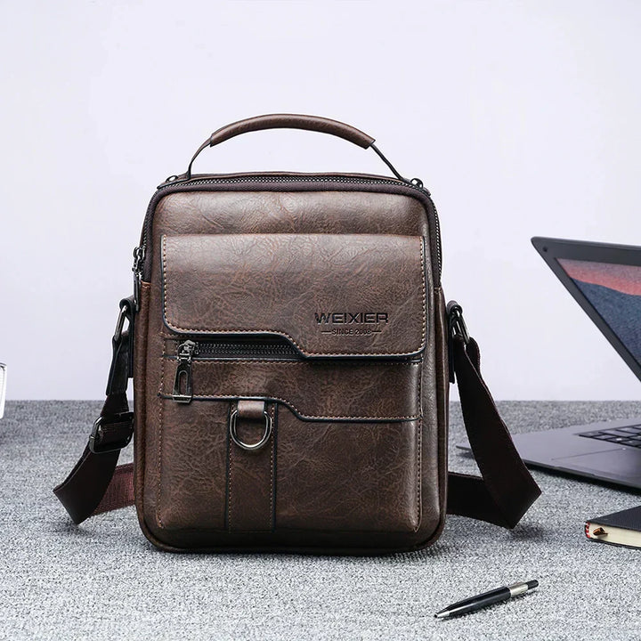 Wanlana - Lær Crossbody Veske for kvinner