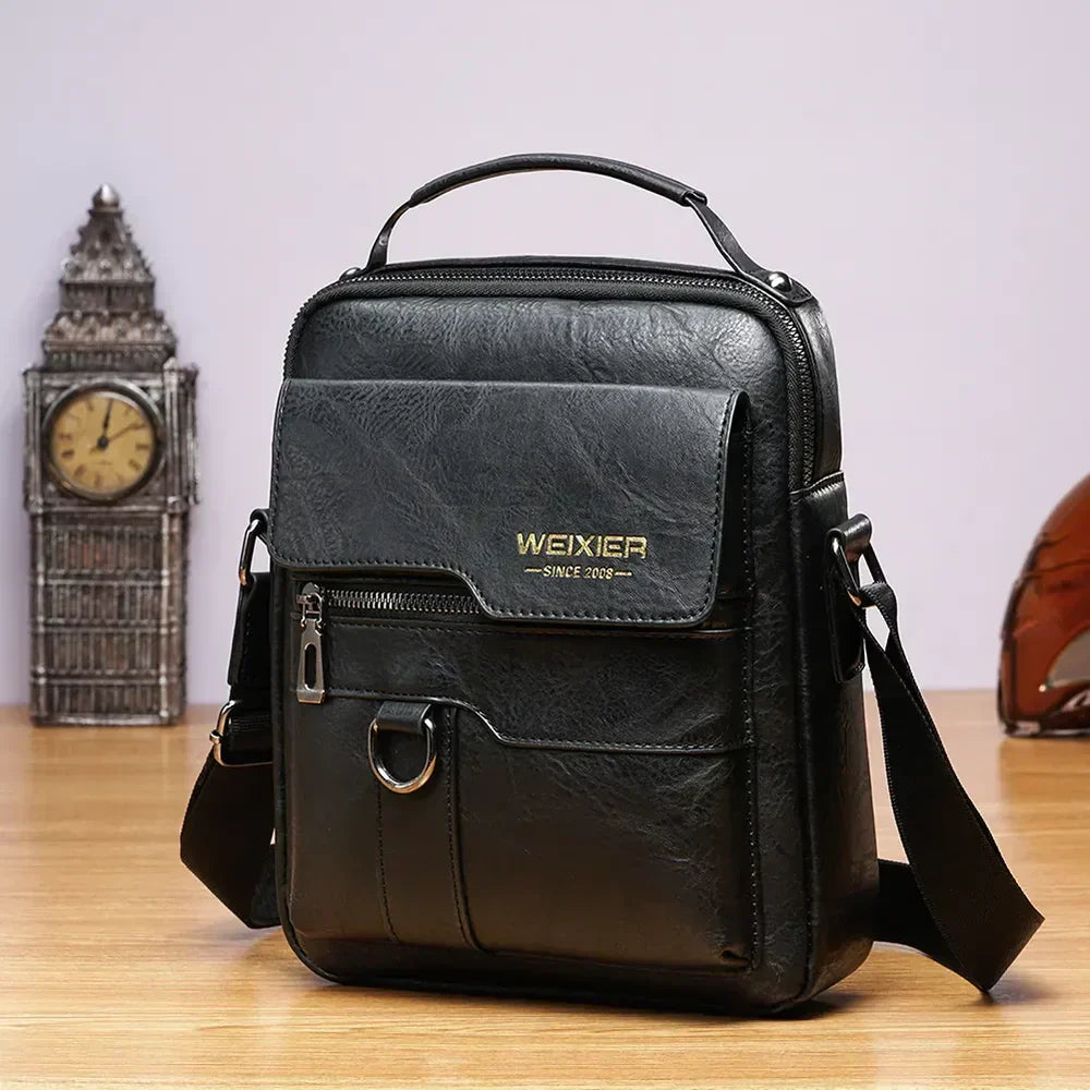 Wanlana - Lær Crossbody Veske for kvinner