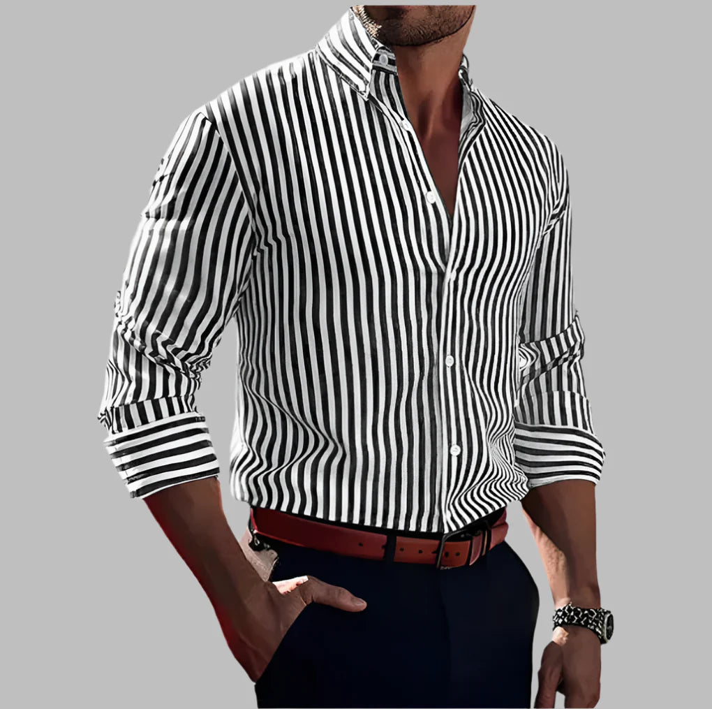 Striped men's shirt